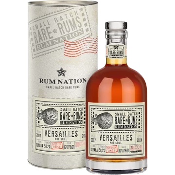 Rum Nation Rare Rums - Versailles 16 years 2007-2024 0,7 liter 58,2%