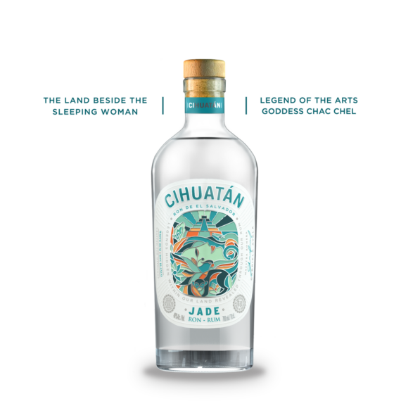 Cihuatán Jade 0,7l-es  40%-os ( Ajándékdoboz nélkül)